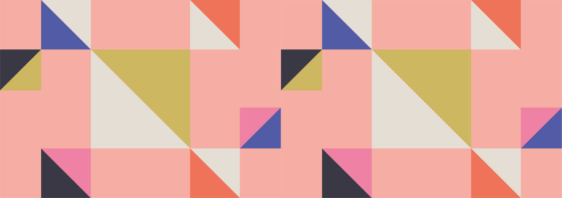 Tappeto vinile geometrico triangoli moderni - TenStickers