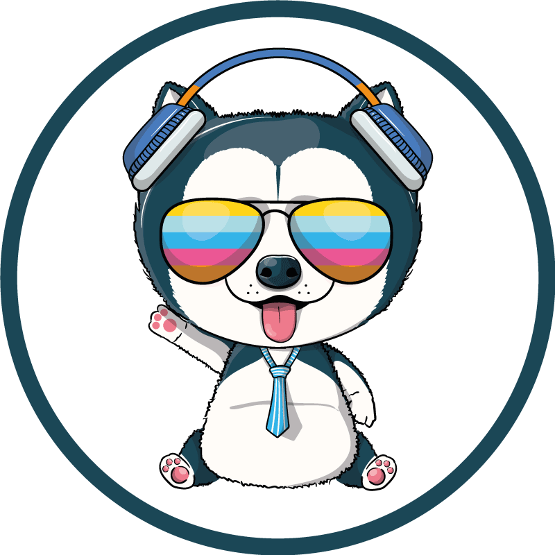 Tappeto vinile per bambini personaggio cagnolino simpatico - TenStickers