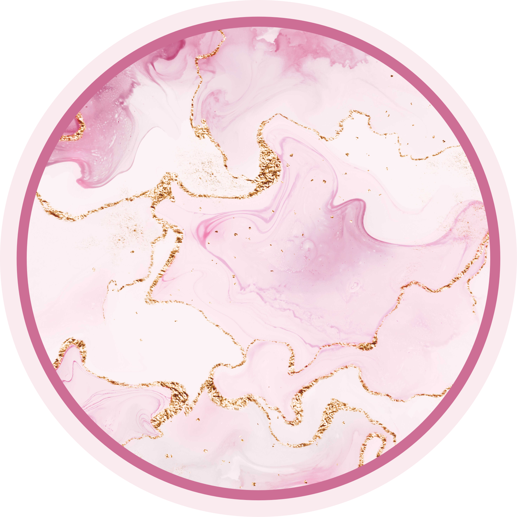 Tappeto vinile effetto marmo elegante vortice rosa - TenStickers