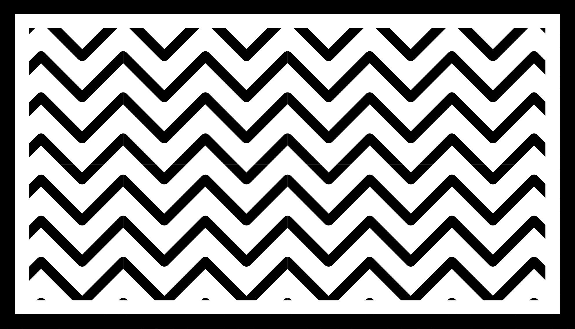 Zerbino pvc stile chevron - TenStickers