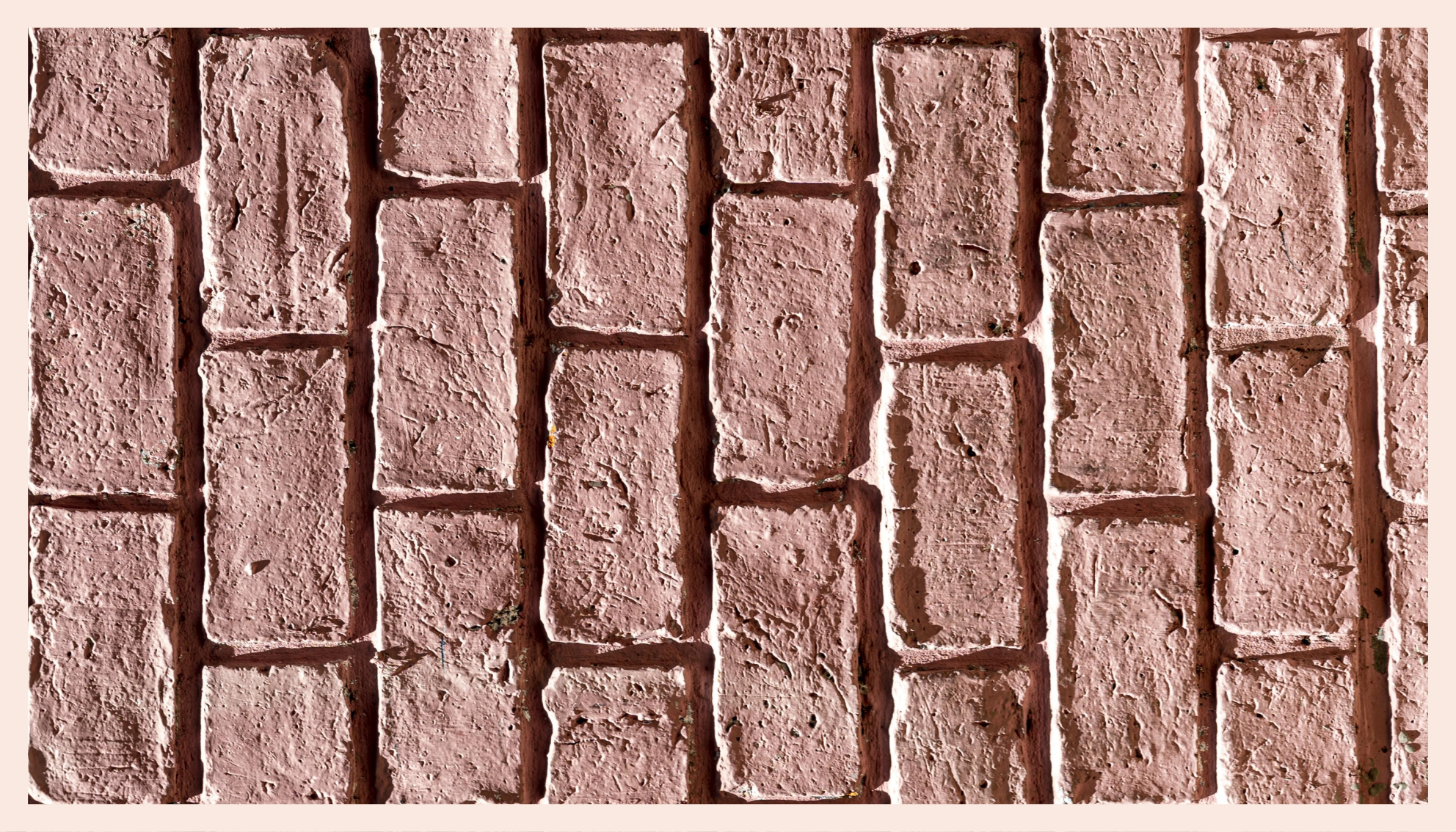 Tappeto vinile effetto pietra motivo mattone rustico - TenStickers