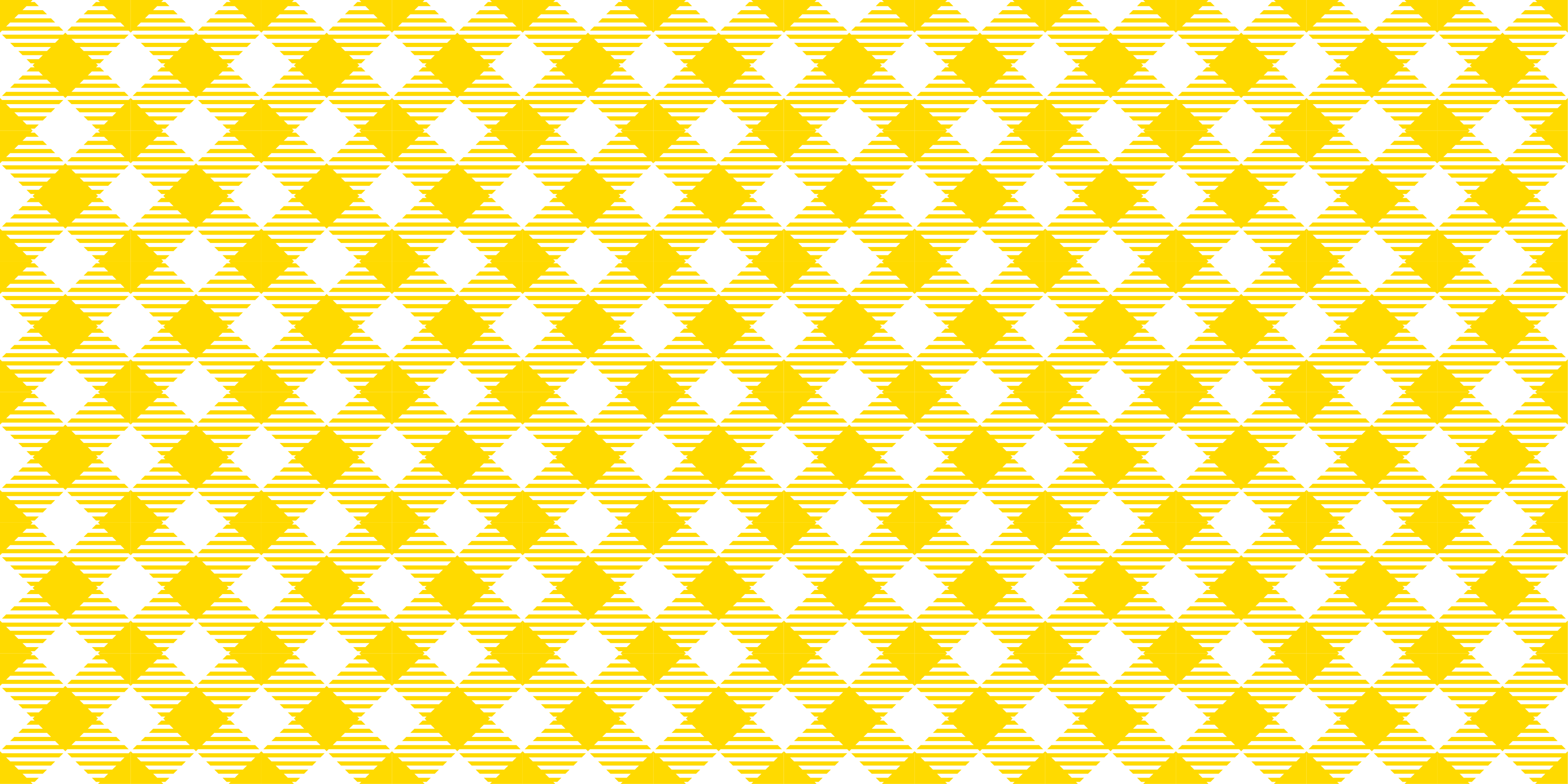 Tappeto vinile strisce motivo a diamante giallo - TenStickers