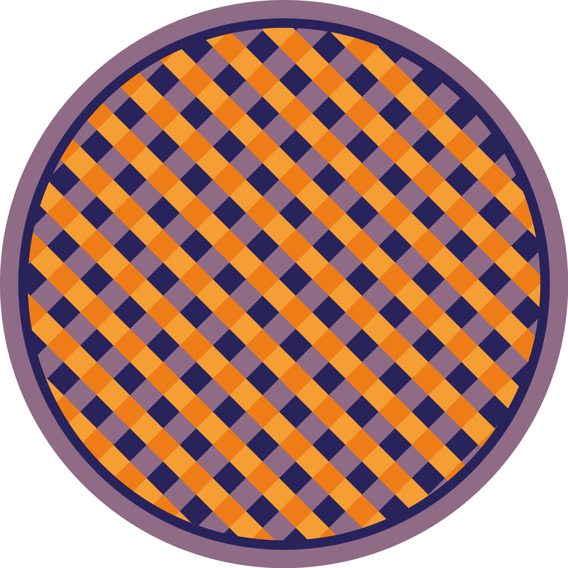 Tappeto vinile strisce motivo a scacchi in grassetto - TenStickers