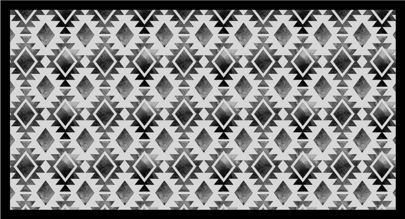 Tappeto vinile moderno stile motivo geometrico - TenStickers