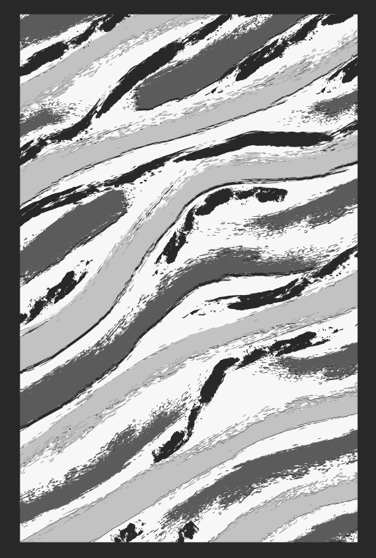 Tappeto vinile stampa animale strisce zebra eleganti - TenStickers