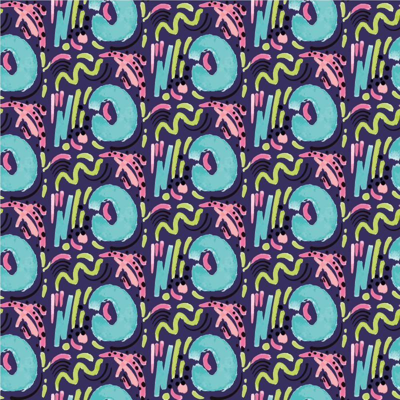 Tappeto vinile per bambini motivo colorato e giocoso - TenStickers