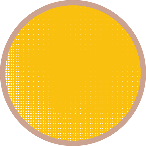 Tappeto vinile giallo modello circolare soleggiato - TenStickers