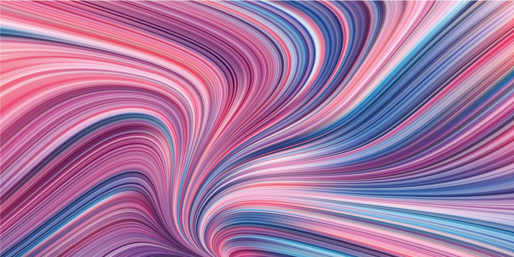 Tappeti vinile motivi torsioni delle tonalità correnti - TenStickers