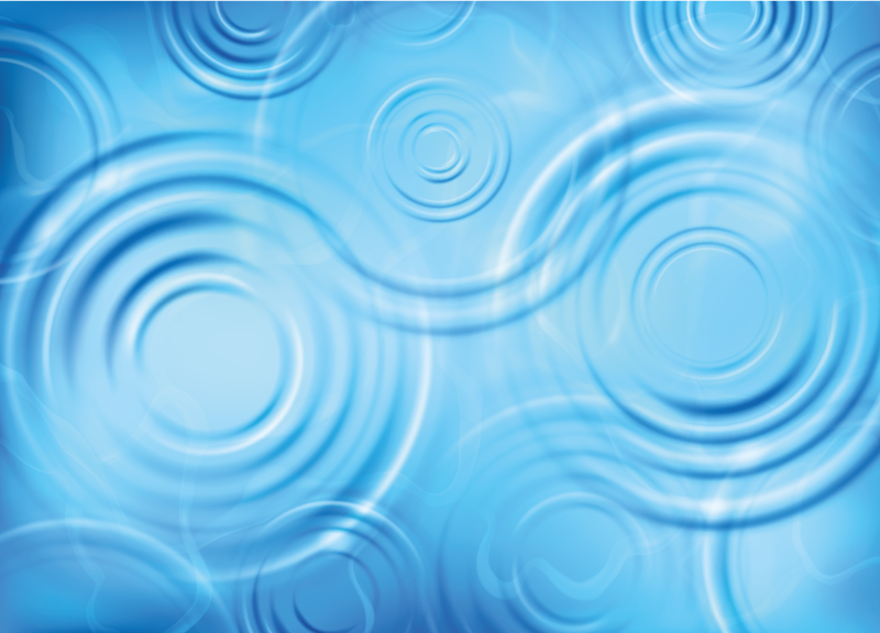 Tappeto vinile bagno effetto acqua increspata - TenStickers