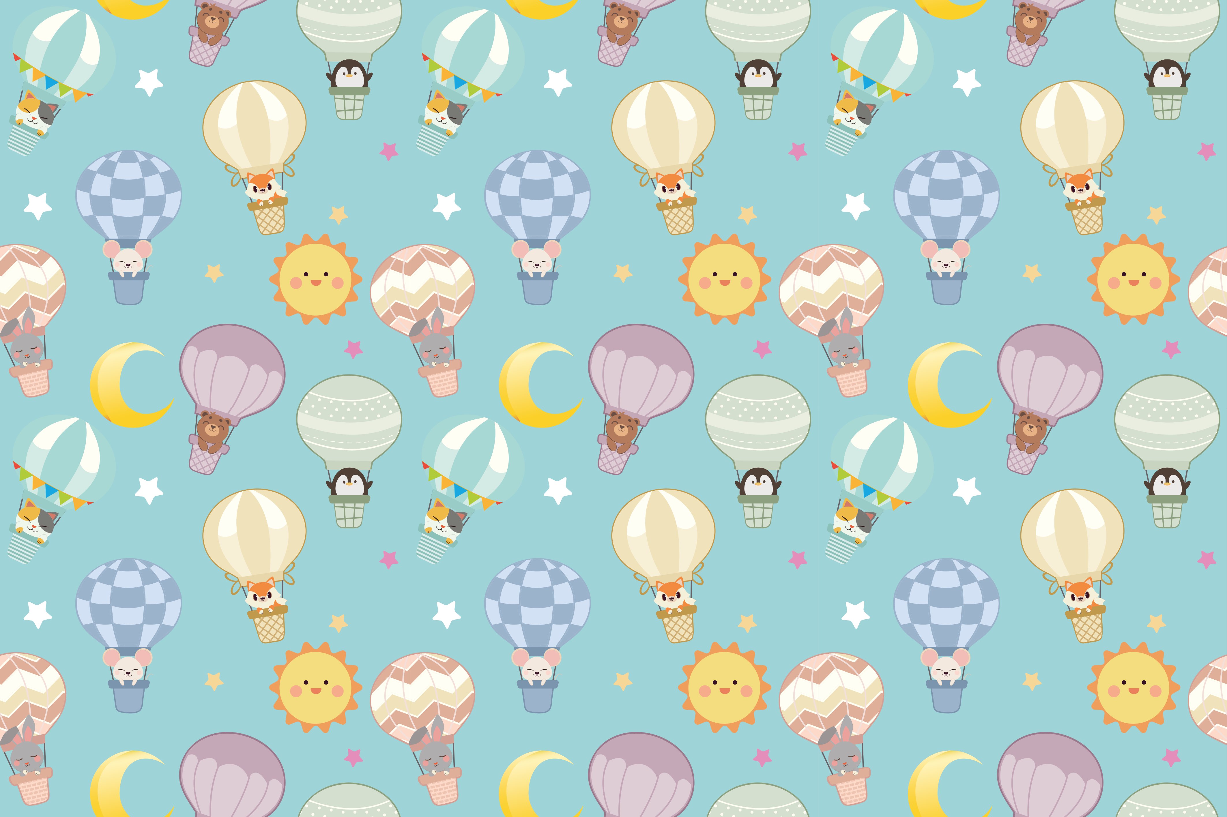 Tappeto vinile bebé aria calda capricciosa - TenStickers