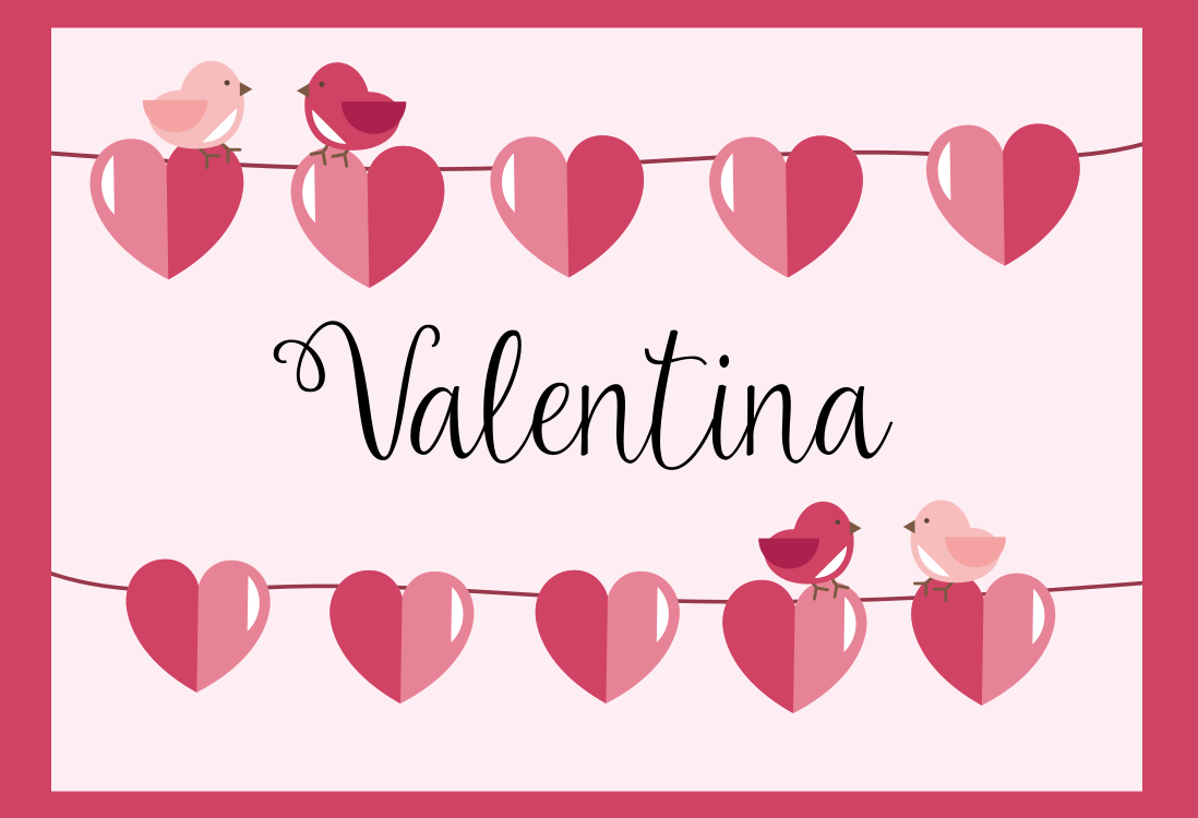 Tappeto vinile con nome disegno del cuore - TenStickers