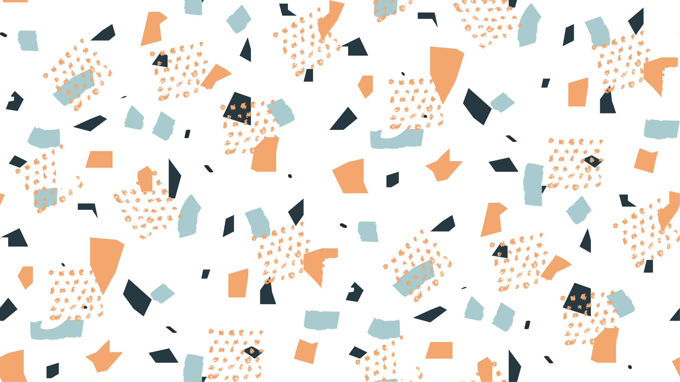 Tappeto vinile geometrico concetto di forme astratte - TenStickers