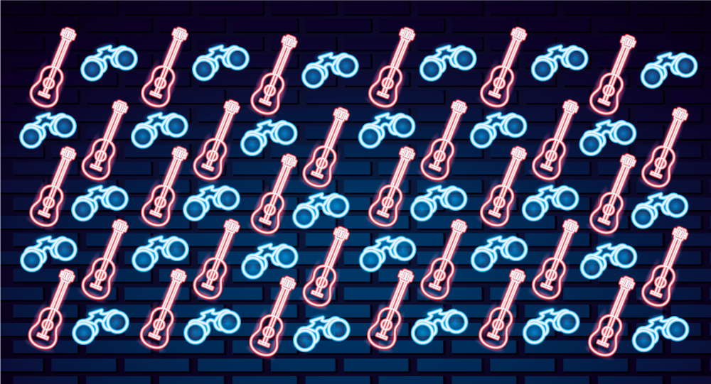 Tappeto vinile per ragazzi modelli ispirati alla musica - TenStickers