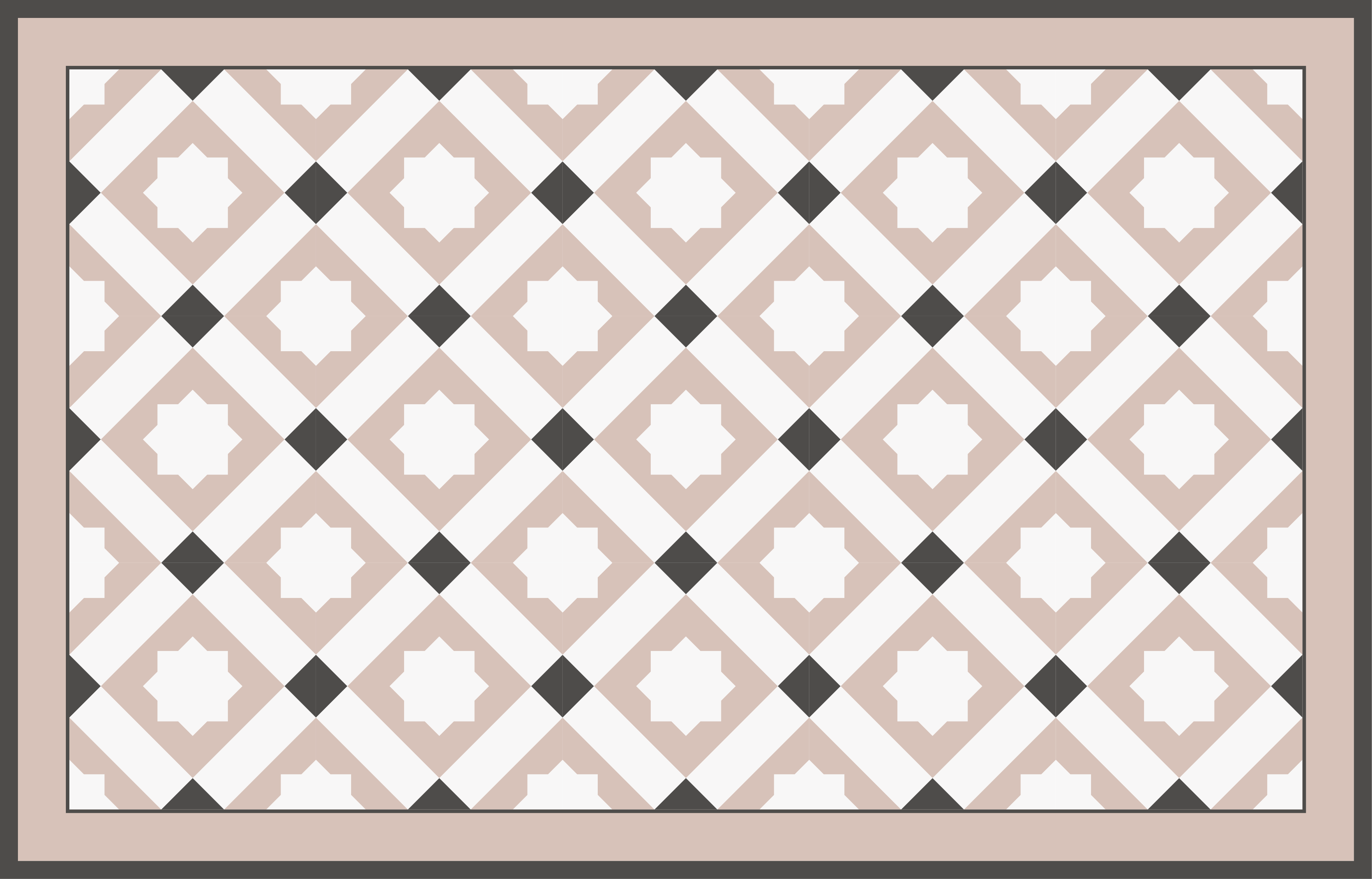 Tappeto vinile bagno stelle gometriche - TenStickers