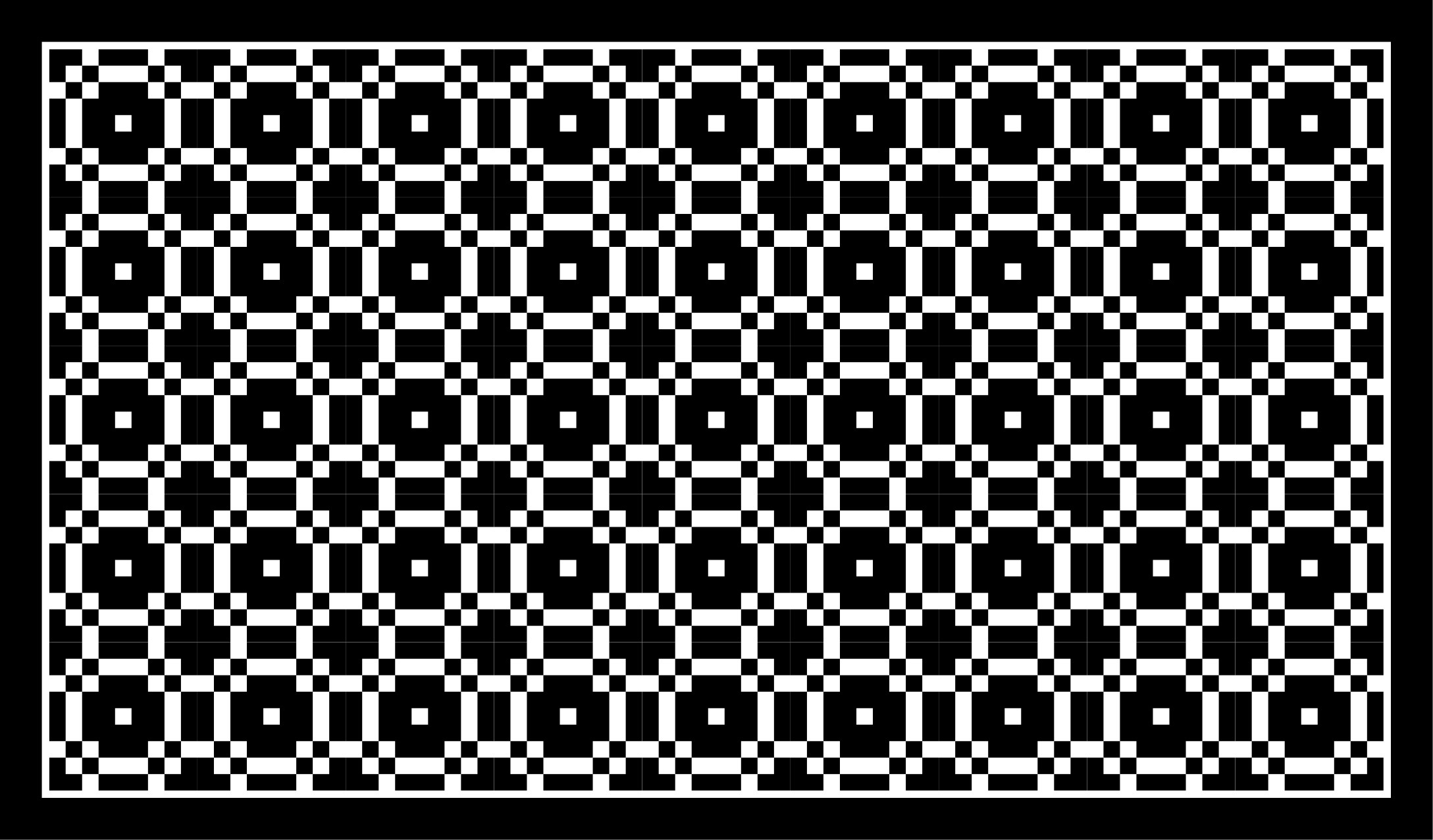 Tappeto vinile geometrico motivo monocromatico - TenStickers