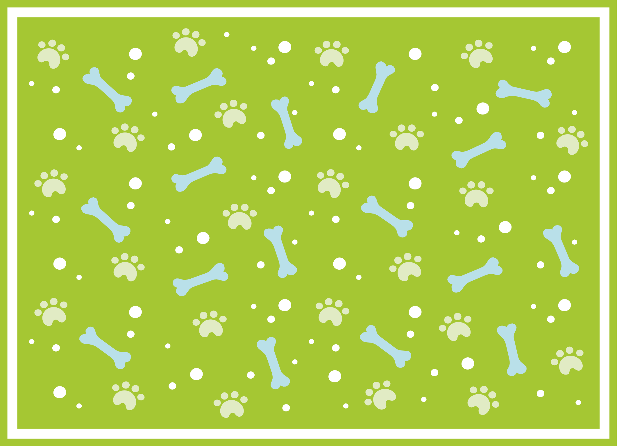 Tappeto vinile animali stile impronta di zampa - TenStickers