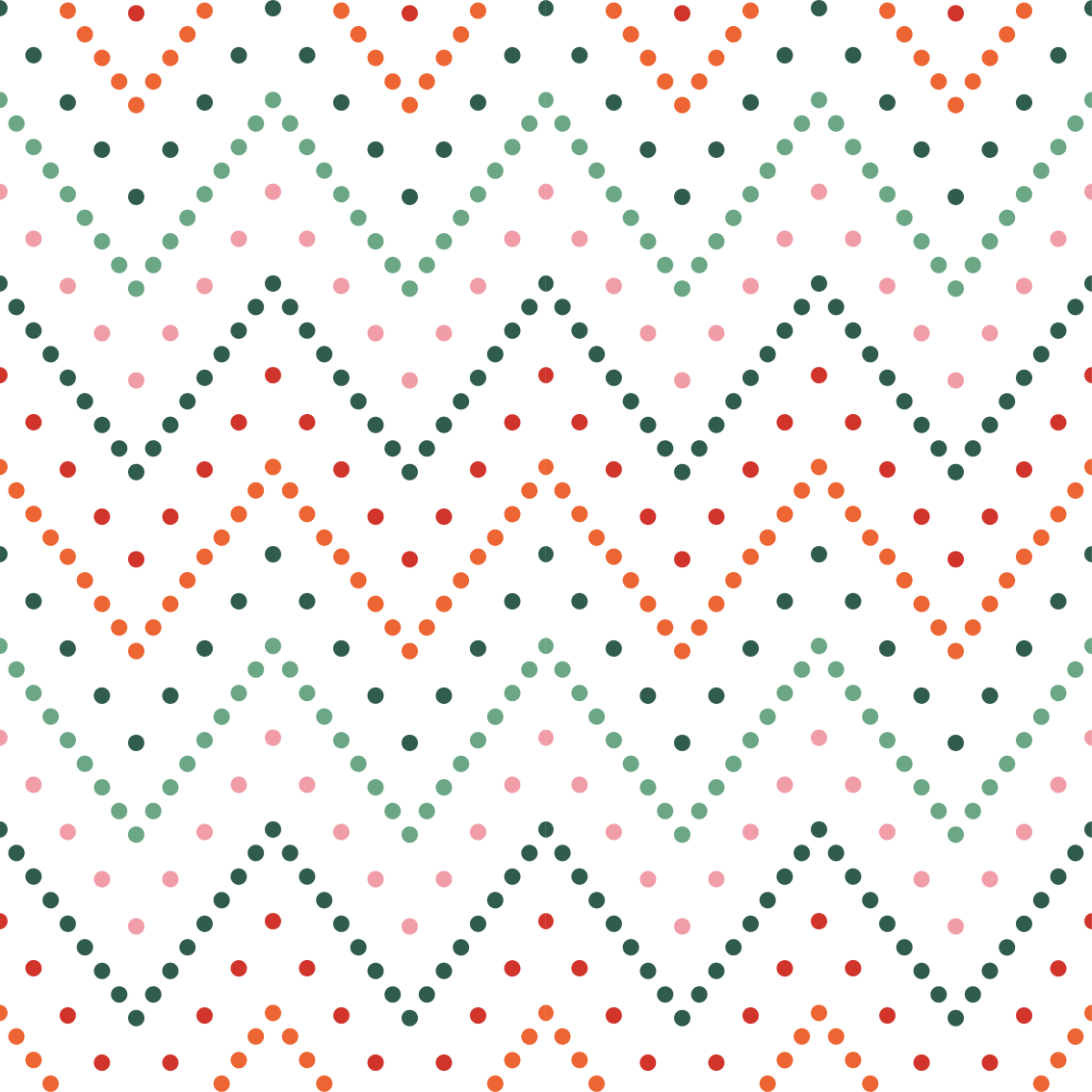 Tappeto vinile per bambini motivo a chevron colorato - TenStickers