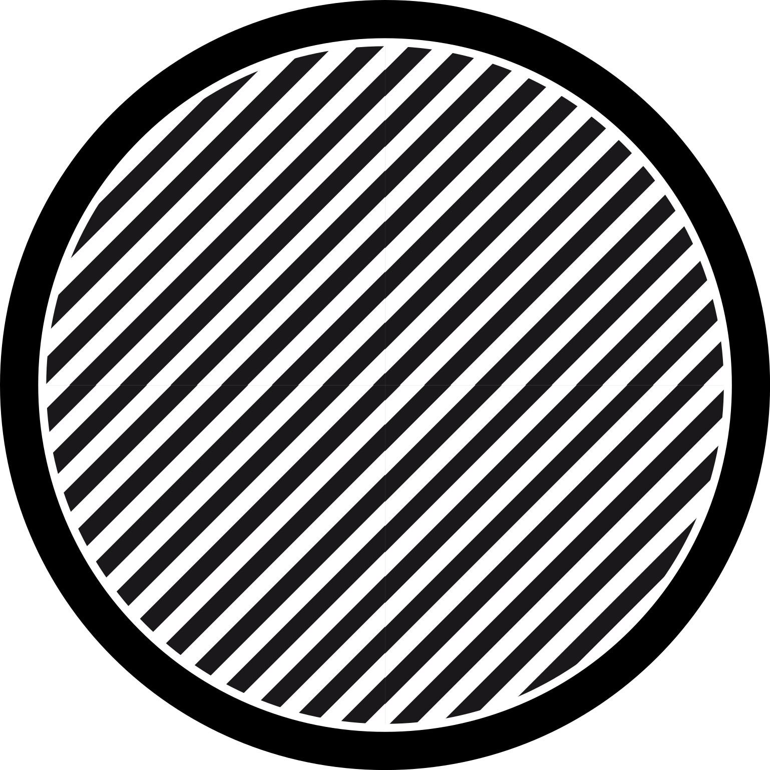 Tappeto vinile strisce a tinta unita - TenStickers