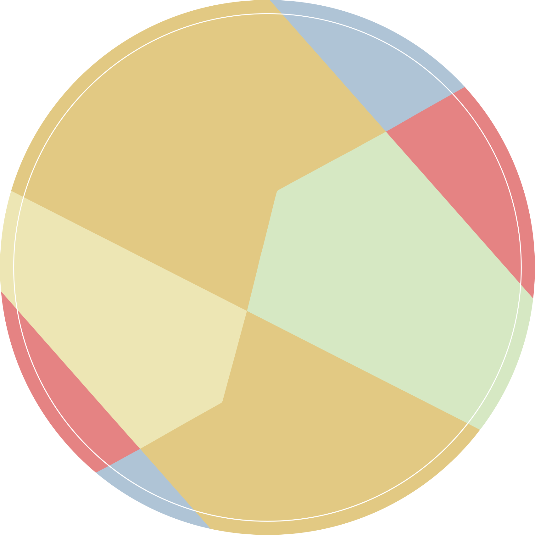 Tappeto vinile geometrico blocchi colorati angolari - TenStickers