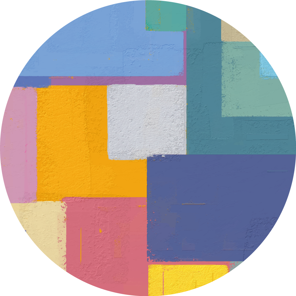 Tappeto vinile geometrico figure geometriche vivaci - TenStickers