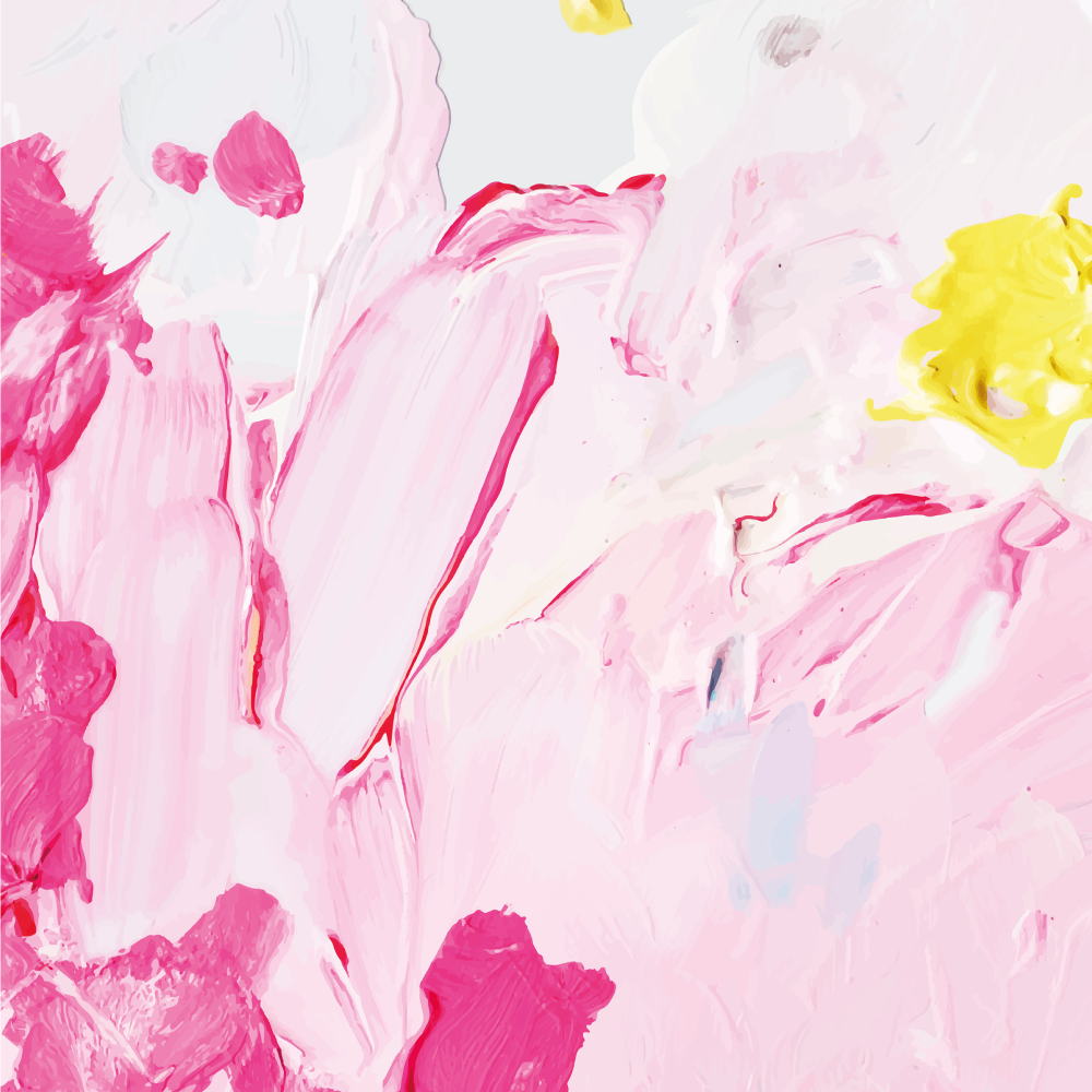 Tappeto vinile per ragazzi pennellate astratte - TenStickers