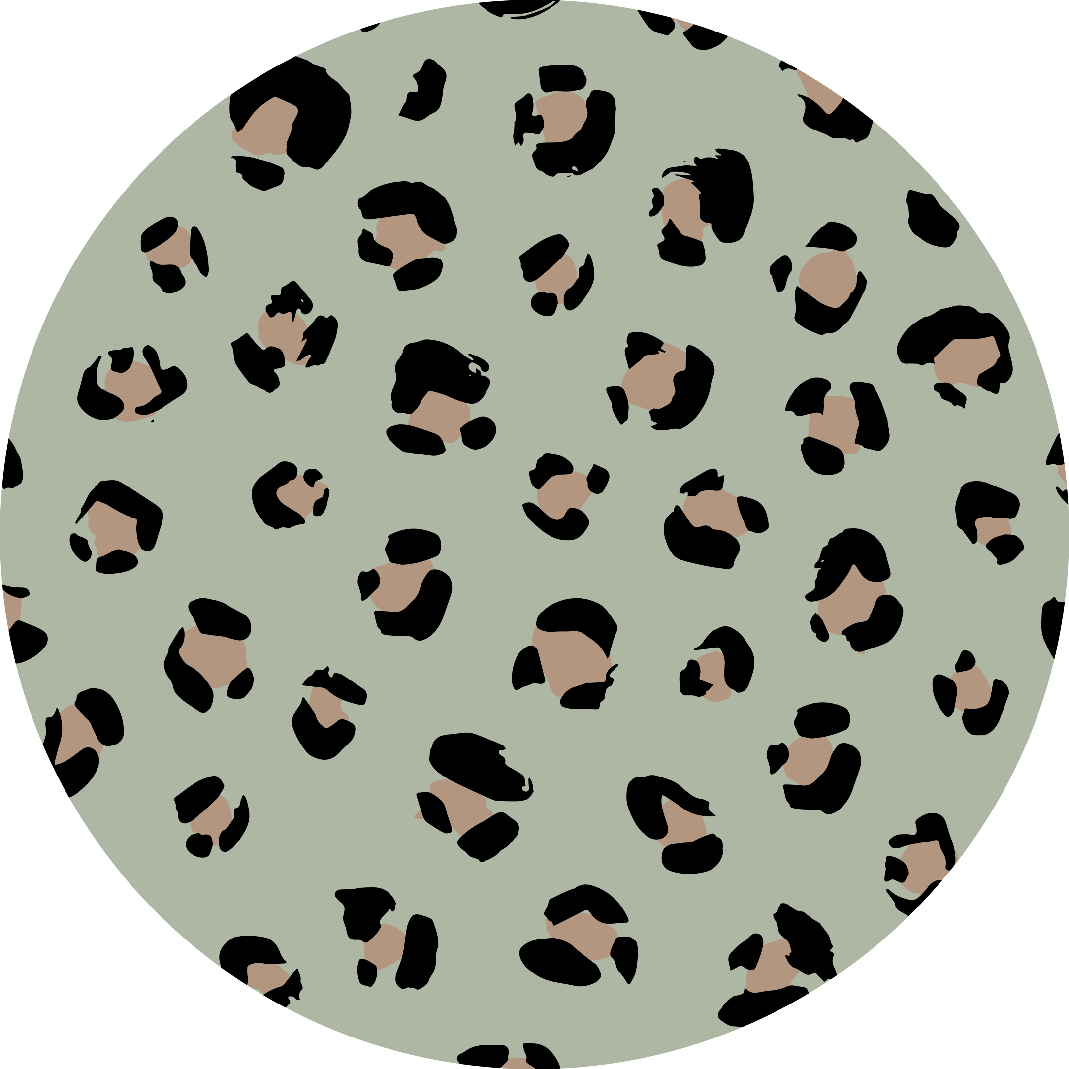 Tappeto vinile stampa animale estetica leopardata - TenStickers