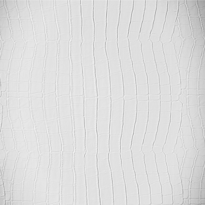 Tappeto vinile motivi pelle di coccodrillo bianca - TenStickers