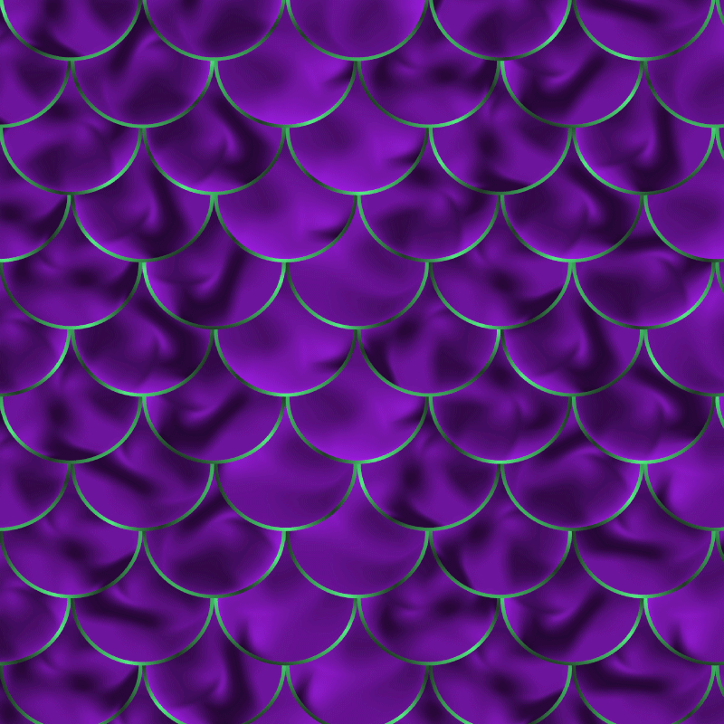 Tappeto vinile stampa animale motivo squame di sirena - TenStickers