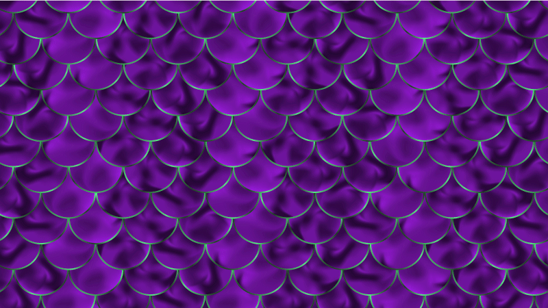 Tappeto vinile stampa animale motivo viola con scaglie - TenStickers