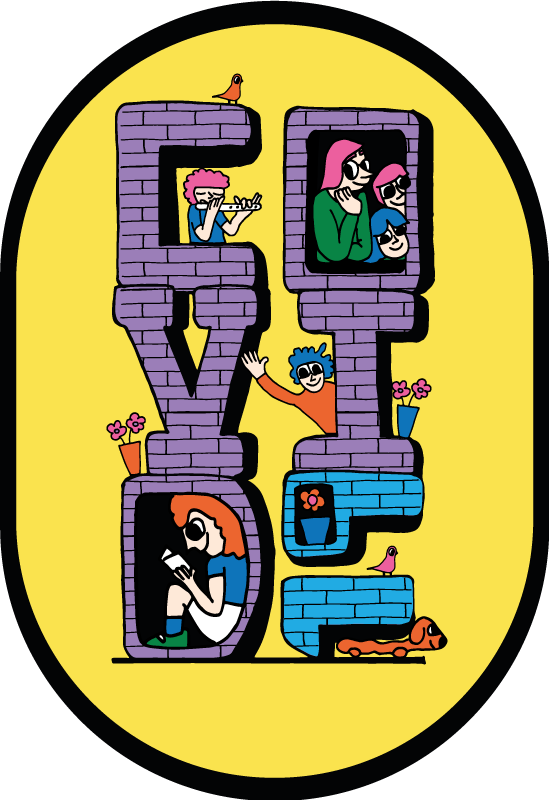 Tappeto vinile per bambini personaggi covid a casa - TenStickers