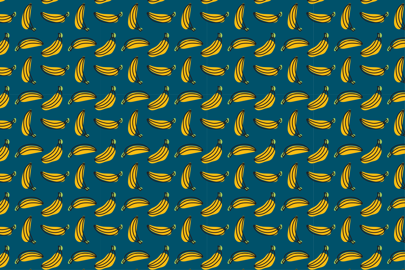 Tappeto vinile motivi modello a banana - TenStickers