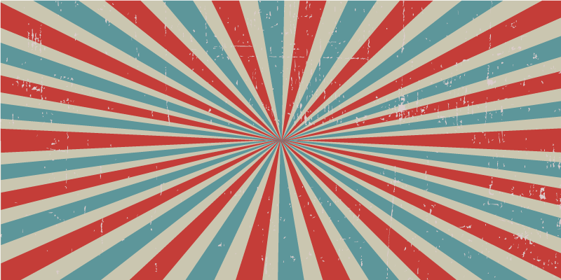 Tappeto vinile geometrico raggiante esplosione di stelle - TenStickers