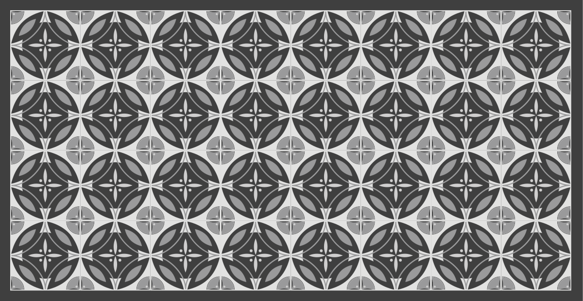 Tappeto vinile effetto marmo motivo monocromatico raffinato - TenStickers