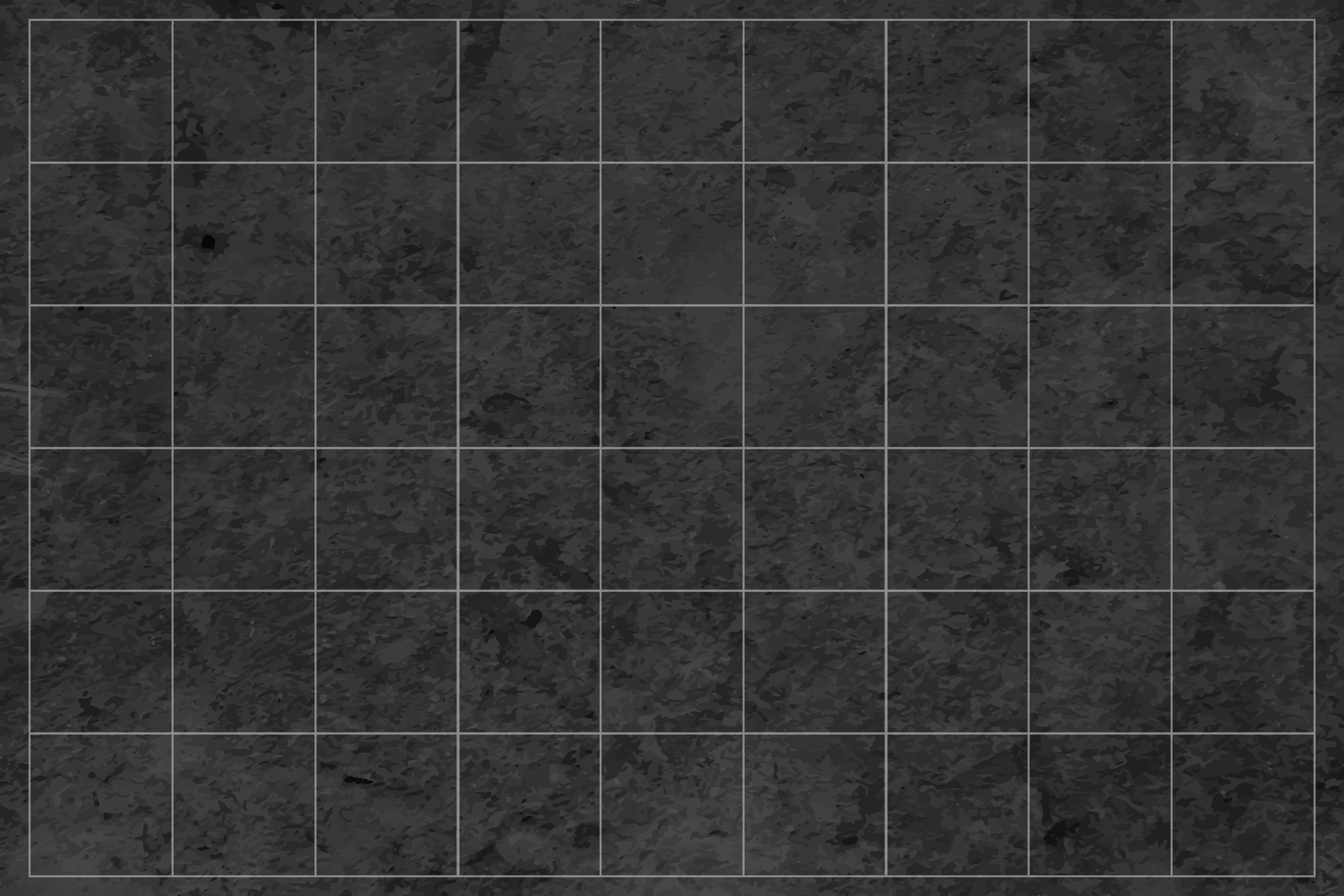 Tappeto vinile effetto pietra eleganti quadrati neri - TenStickers