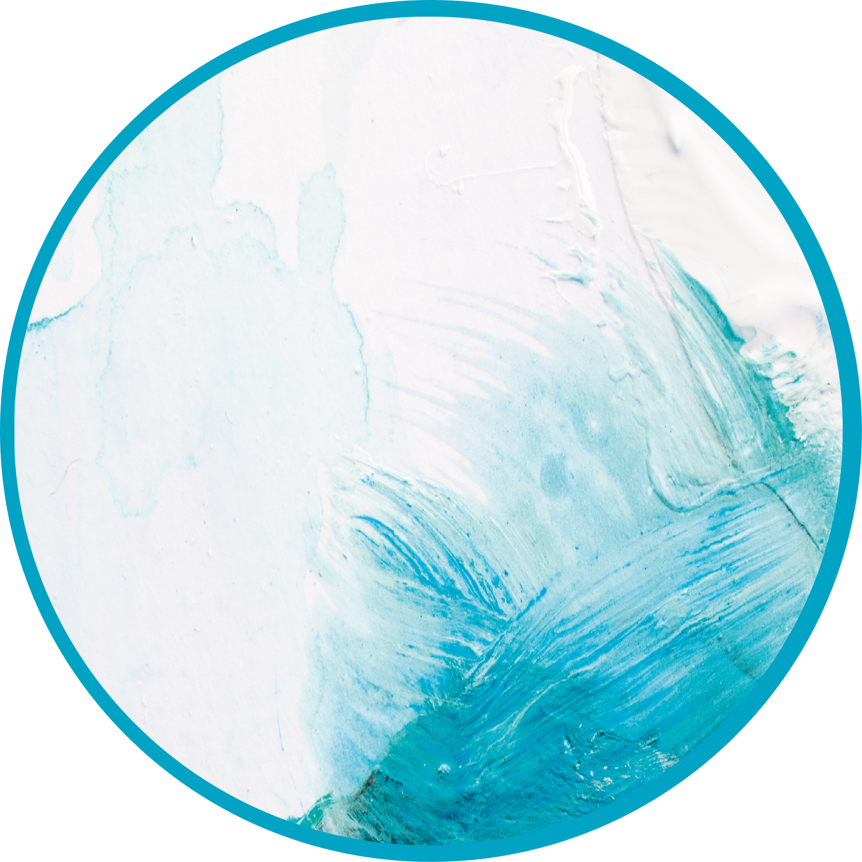 Tappeto vinile natura tonalità dell'acqua oceanica - TenStickers