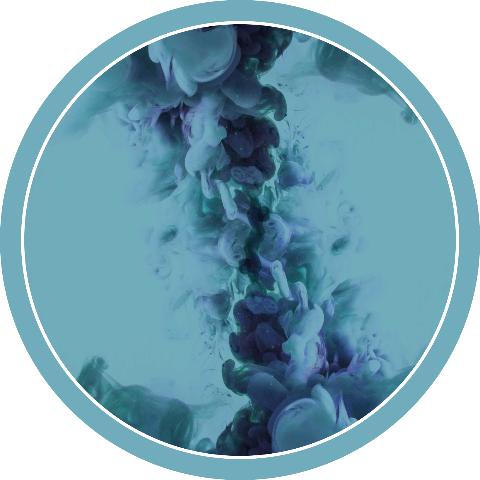 Tappeto vinile bagno onde fluide color verde acqua - TenStickers