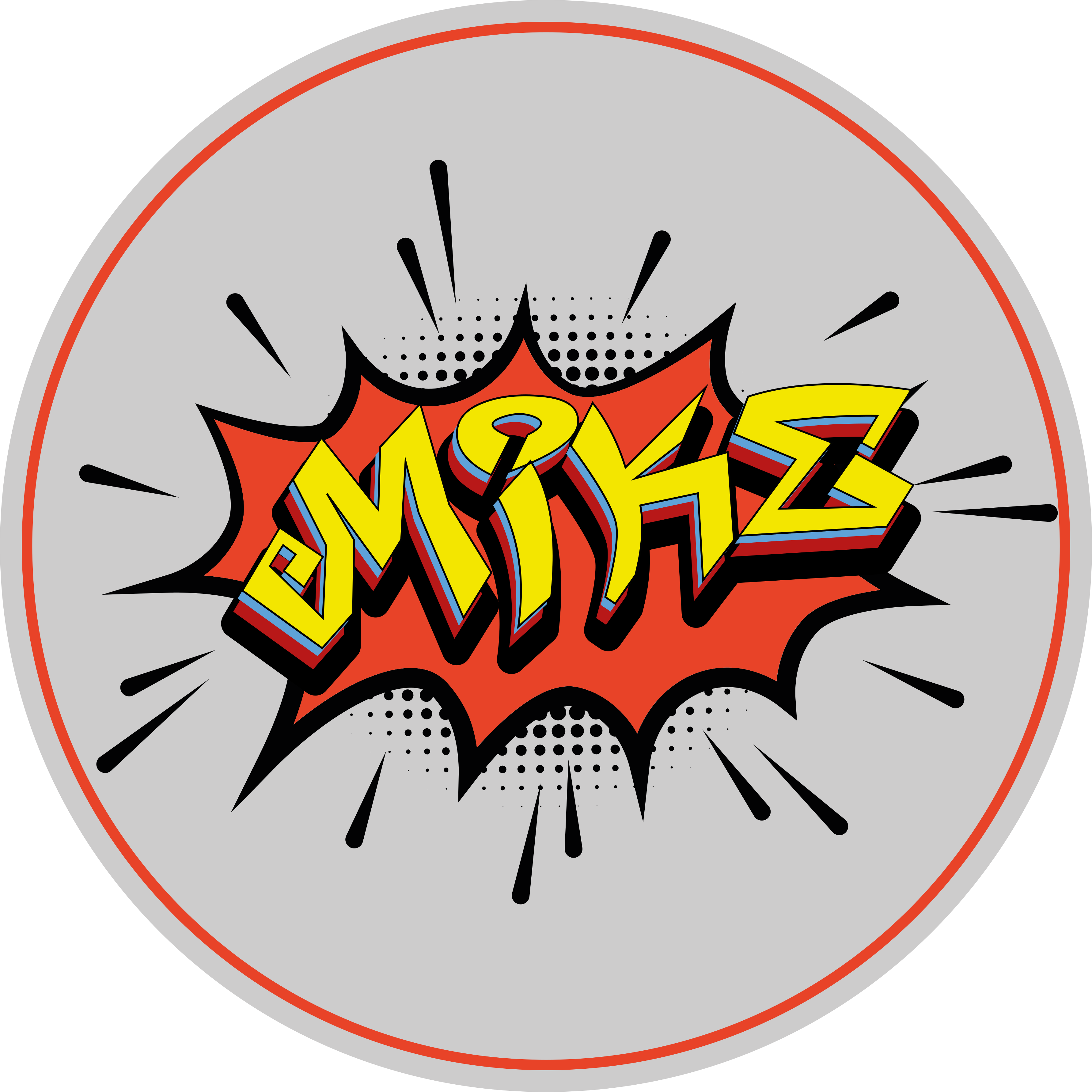 Tappeto vinile con nome esplosione di nomi - TenStickers