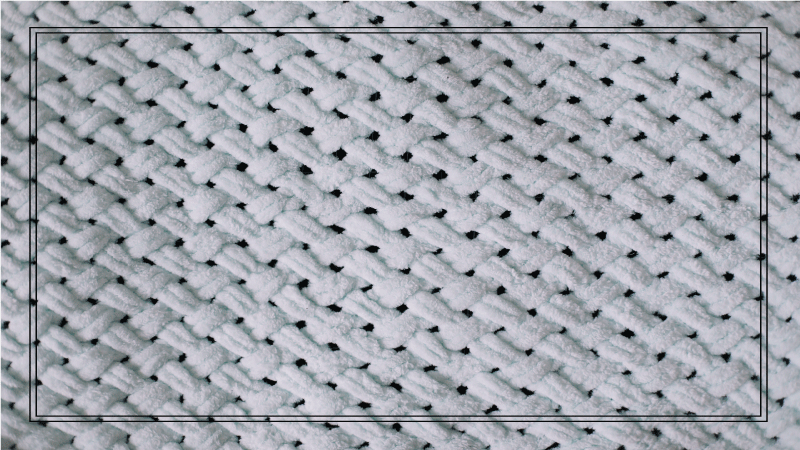 Tappeto vinile motivi elegante motivo a maglia - TenStickers