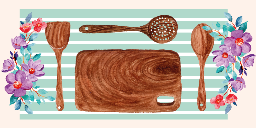 Tappeto pvc cucina accessori floreali per cucina - TenStickers