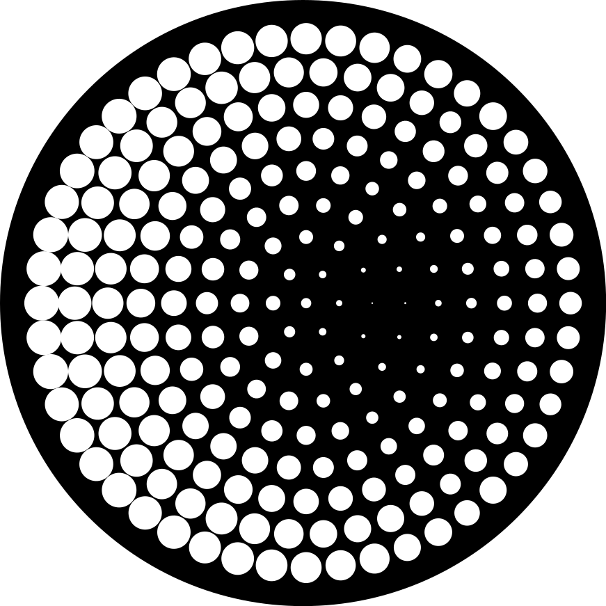 Tappeto vinile geometrico motivo punteggiato - TenStickers