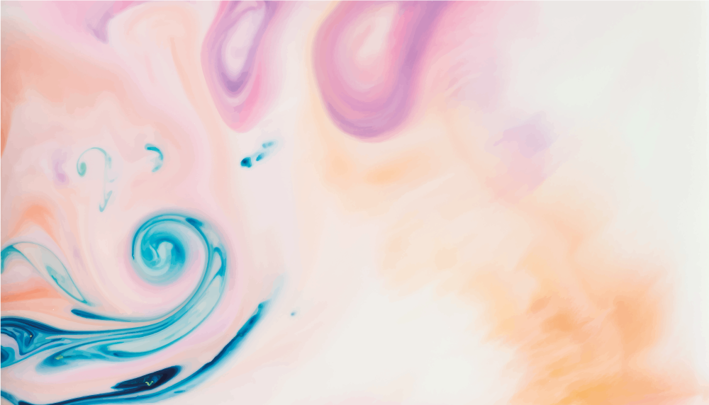 Tappeto vinile effetto marmo vortice di fluido colorato - TenStickers