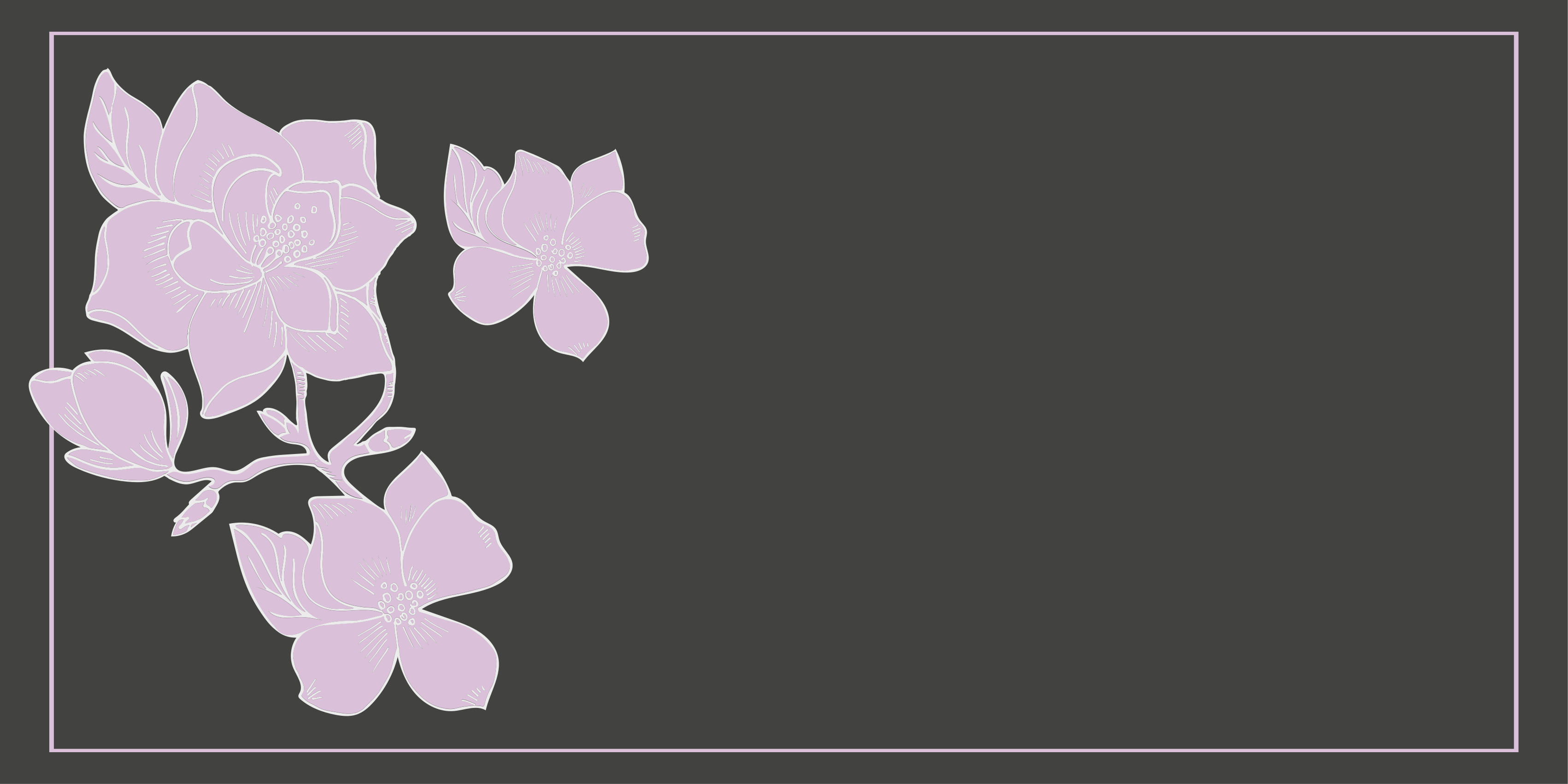 Tappeto vinile fiori disposizione rosa - TenStickers