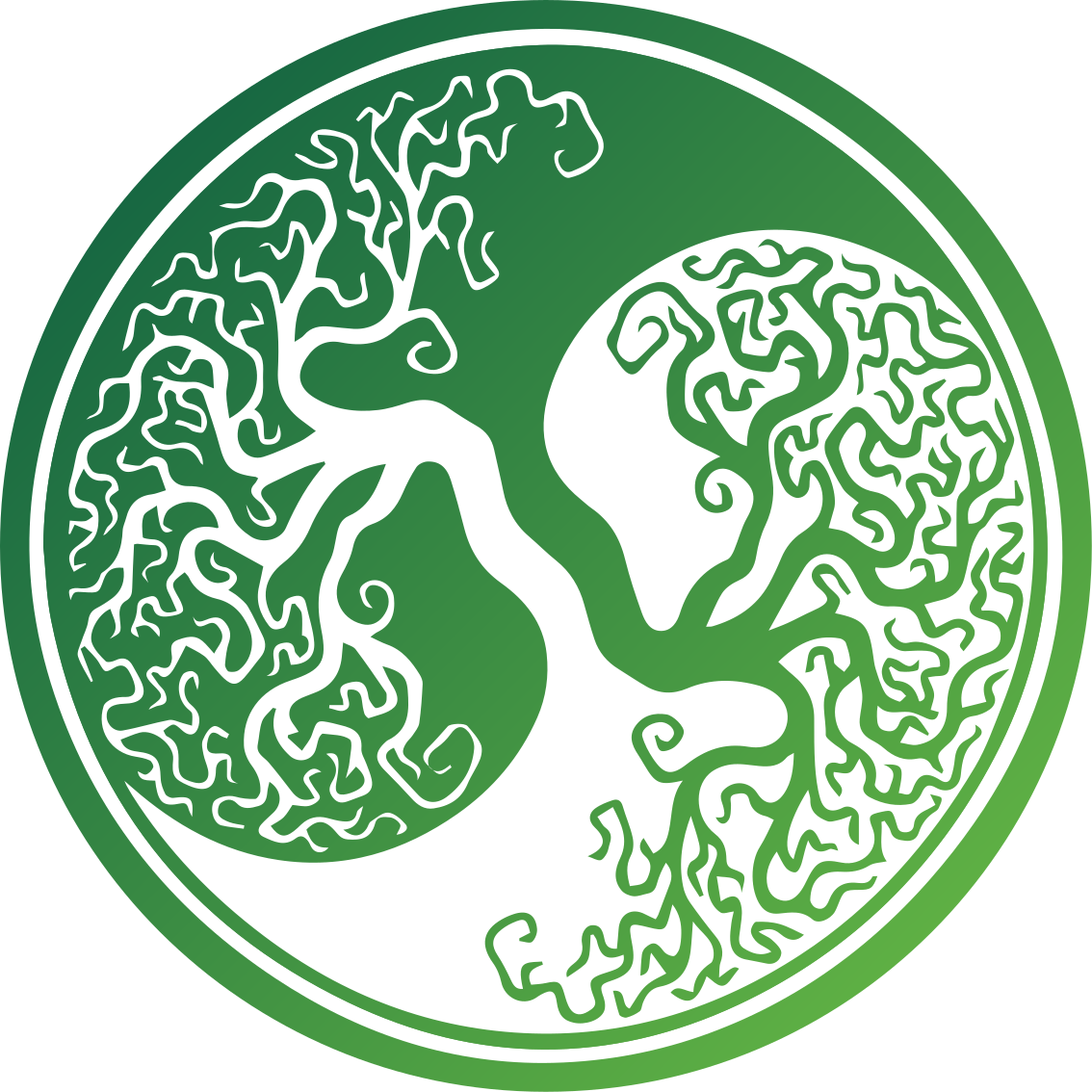 Tappeto vinile natura intricato disegno dell'albero - TenStickers