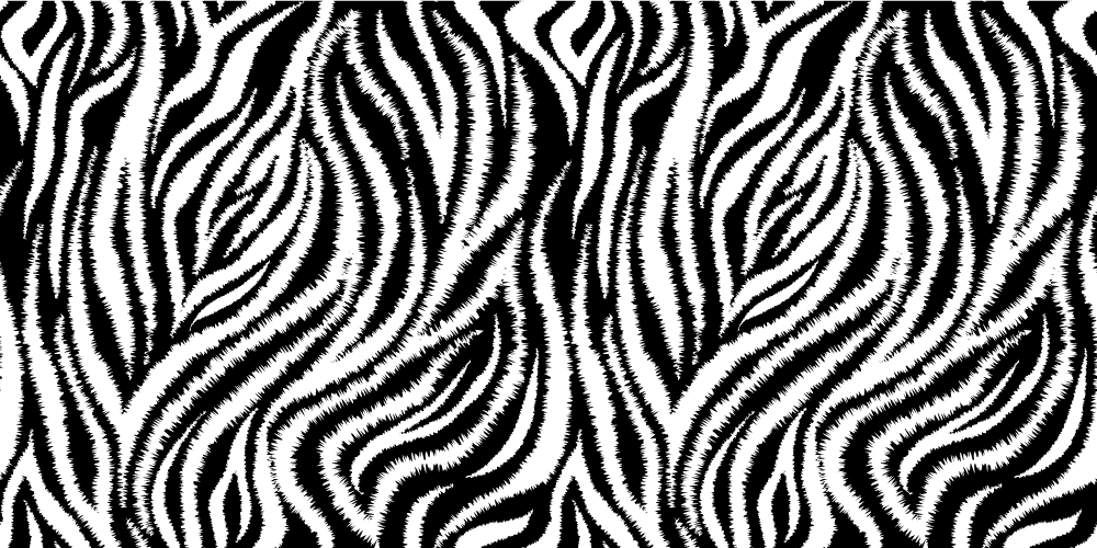 Tappeto vinile stampa animale strisce zebra - TenStickers
