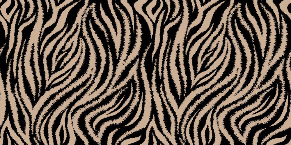 Tappeto vinile stampa animale motivo a strisce zebra - TenStickers