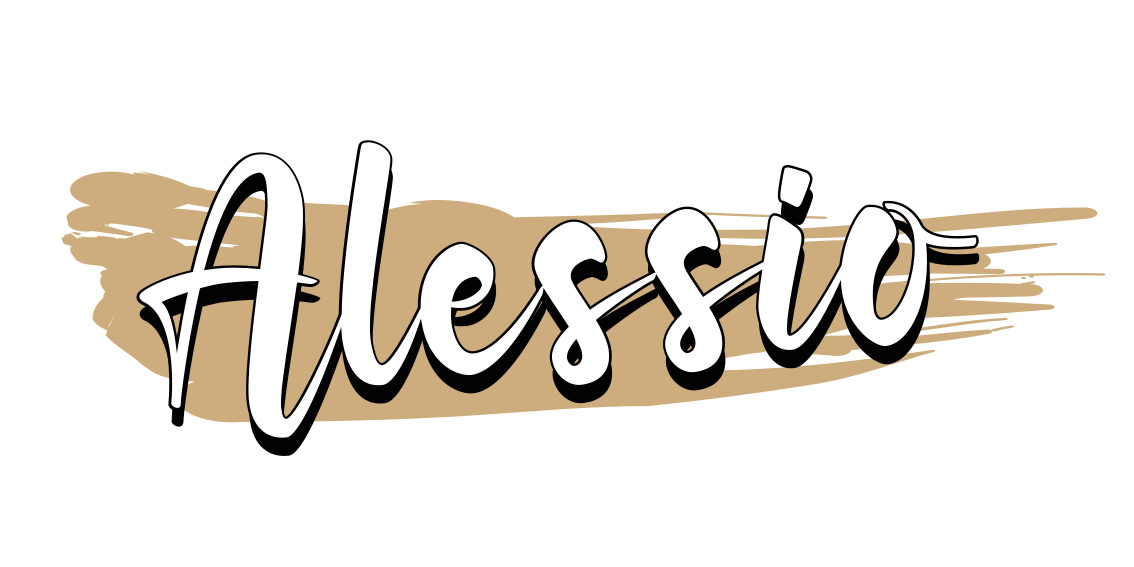 Tappeto vinile con nome design astratto elegante - TenStickers