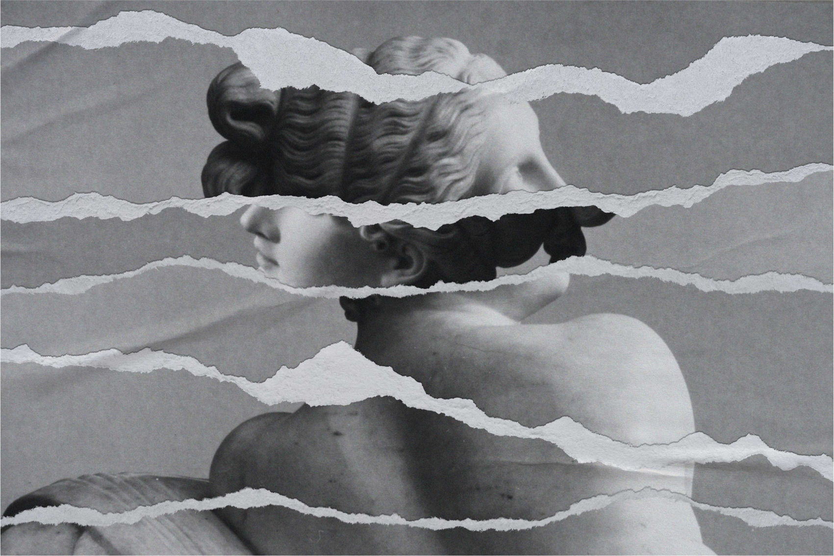 Tappeti vinile motivi effetto carta strappata - TenStickers