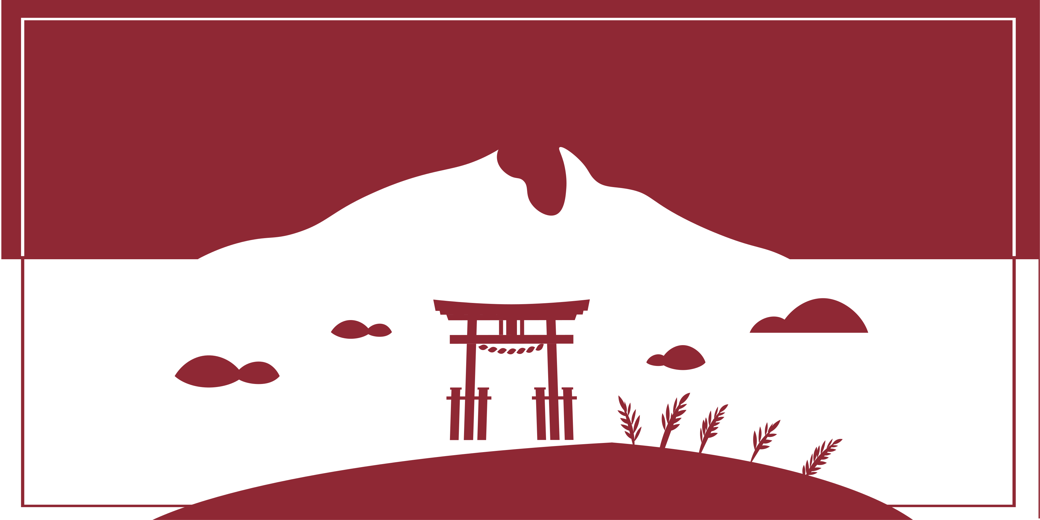 Tappeto vinile mappamondo paesaggio giapponese - TenStickers