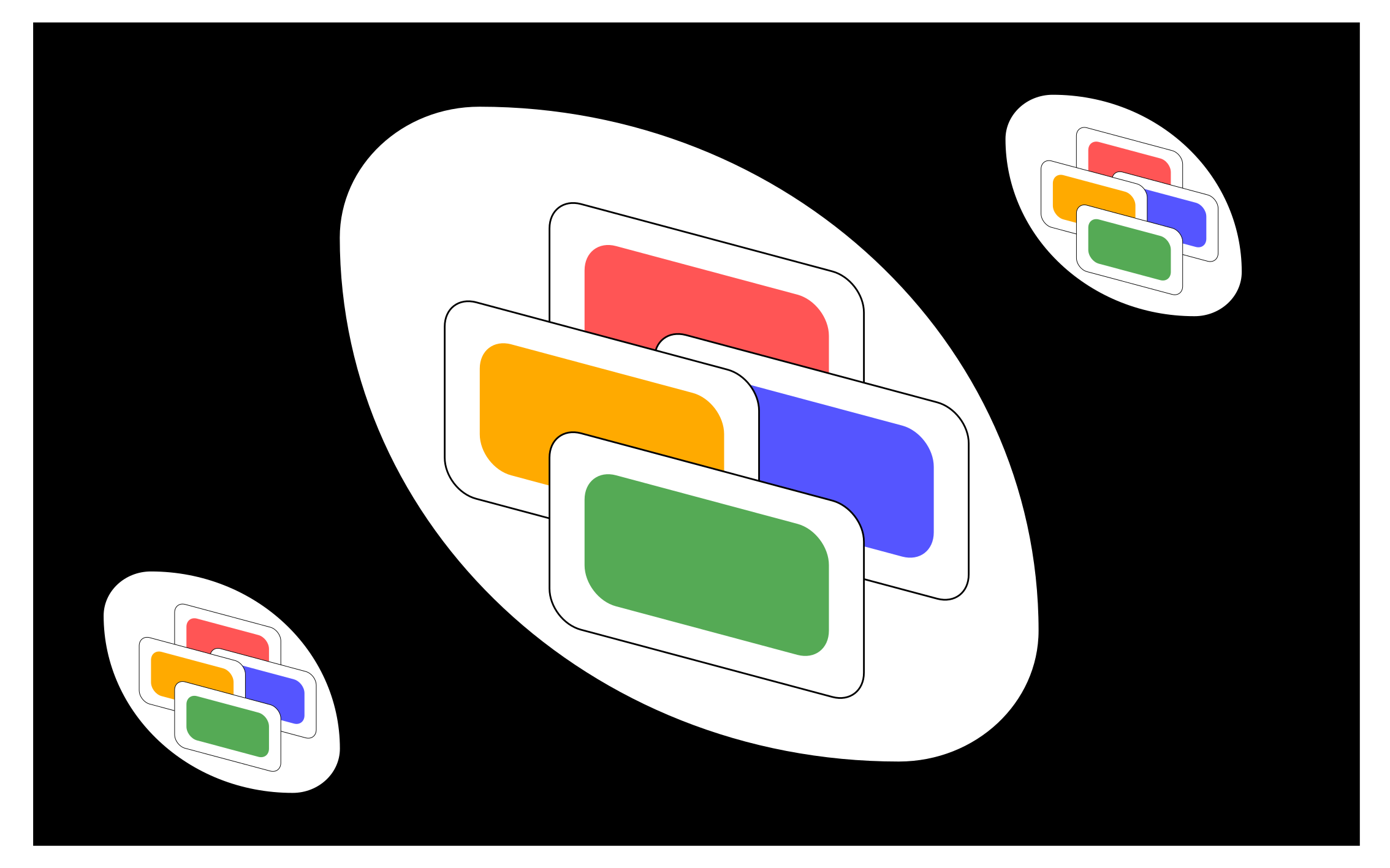 Tappeto vinile giochi carta classica nera - TenStickers