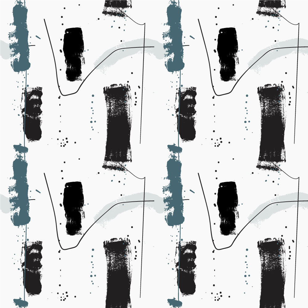 Tappeto vinile minimalista forme astratte lineari - TenStickers